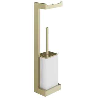 Стойка комбинированная Gessi INVERSO 20867#727 цвет-белый/браш.латунь PVD