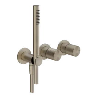 Смеситель Gessi HABITO CESELLO 70438#149 цвет-finox brushed nickel