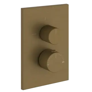 Термостат Gessi INVERSO RIGATO 73535#713 цвет-античная латунь