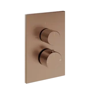 Термостат Gessi INVERSO RIGATO 73535#708 цвет-браш.медь PVD