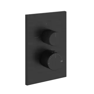 Термостат Gessi INVERSO RIGATO 73535#187 цвет-черный матовый