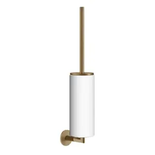 Ершик туалетный Gessi INGRANAGGIO 63819#726 цвет-белый/warm bronze brushed PVD