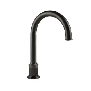 Излив Gessi VENTI20 65025#707 black metal brushed PVD