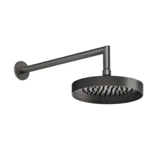 Верхний душ Gessi ANELLO 63448#707 black metal brushed PVD