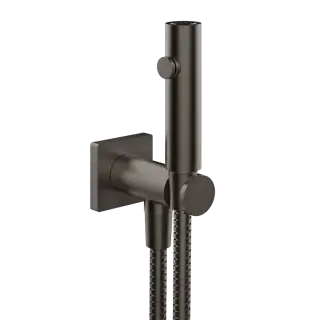 Гигиенический душ Gessi RILIEVO 59153#707 black metal brushed PVD