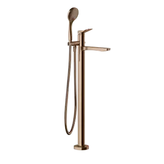 Напольный смеситель Gessi RILIEVO 59131#030 медь PVD