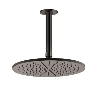 Верхний душ Gessi INCISO 58250#707 custom black metal brushed PVD