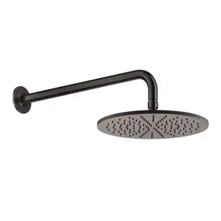 Верхний душ Gessi INCISO 58248#707 black metal brushed PVD