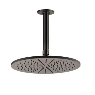 Верхний душ Gessi INCISO 58252#707 black metal brushed PVD