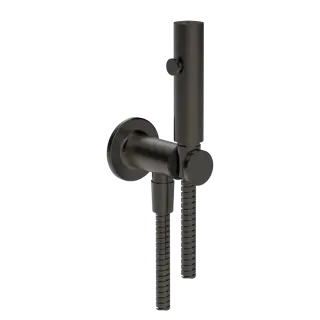 Гигиенический душ Gessi INCISO 58153#707 black metal brushed PVD