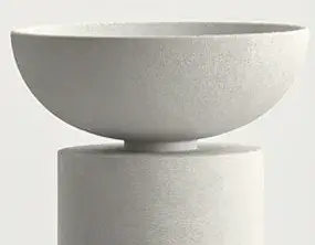 Раковина Milldue SABA 37 4353 CEMENTO BIANCO CARTEGGIATO-CM03