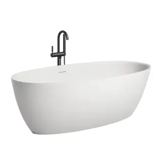 Ванна SALINI Alda 101922M белый матовый, донный клапан белый