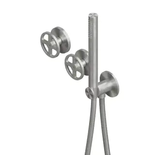 Смеситель для душа Quadrodesign VALVOLA02 20.68.AS цвет-BRUSHED STEEL