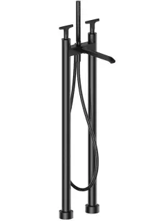 Смеситель для ванны Fantini SAILING 67.P5.J080B Matt Gun Metal PVD