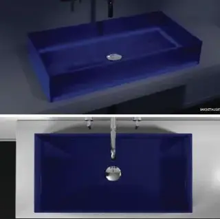 Раковина Glass Design Barchetta light BARCHSL02L siliconio, цвет - синий