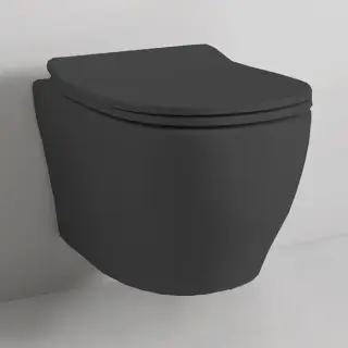 Унитаз Art Ceram TEN 4.0 TEV006.17;00 черный матовый