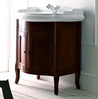 Комплект мебели с раковиной Kerasan Retro 735140 + 104601 noce chiuso