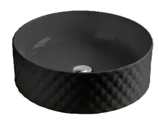 Раковина Art Ceram ROMBO OSL009.17;00 черный матовый