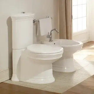 Унитаз VILLEROY&BOCH AMADEA 769510R2 + 779511R2 + 881061R2 + 748500R2 ceramicplus star white / сталь