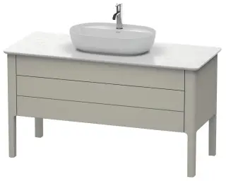 Комплект мебели с раковиной Duravit Luv LU956606060+0379802300+LU946602525 taupe matt