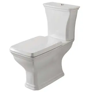 Унитаз Art Ceram CIVITAS CIV004.02;00 + CIA010.02;71 + CIC009.02;00 + HEA010.71 цвет шампань 02, acquarello champagne, хром