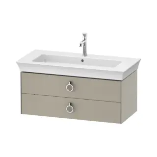 Комплект мебели с раковиной Duravit White Tulip WT435206060+2363100000+UV986307777 taupe satin matt