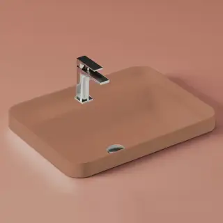 Раковина Art Ceram FUORI SCALA TFL034.40;00 marrone tortora opaco