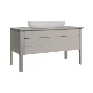 Комплект мебели с раковиной Duravit Luv LU956603939+0379800000+LU946601717 nordik white matt