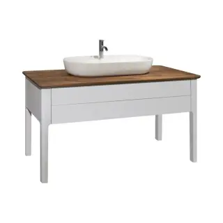 Комплект мебели с раковиной Duravit Luv LU956103636+0380802600+LU946107777+UV982707777 белый матовый