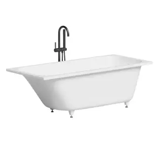 Ванна SALINI ORLANDA KIT 102115G S-Sense глянцевый белый/дон.клап. Up&Down белый