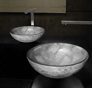 Раковина Glass Design Luna 45 LUNA45GR стекло florence, grey