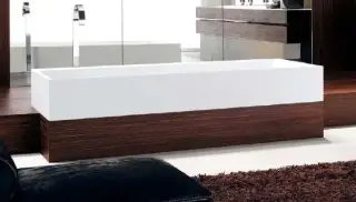 Ванна Milldue Kubik SKA 9785+1312+1311+1308 mill-tek, черный глянец