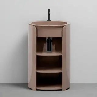 Раковина Cielo TIBERIO OVAL 56 CALAO56F.NI NINFEA