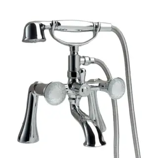 Смеситель набортный Oasis Venice с переключателем и ручным душем