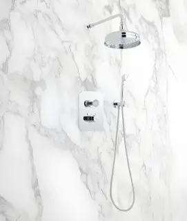 Душевой комплект Oasis Venice термостатический с переключателем, душевой лейкой, вентилем и с ручным душем