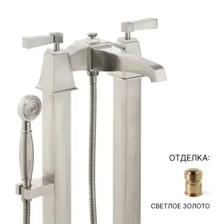 Смеситель для ванны Devon&Devon Vip time 2VPTIME235OT светлое золото