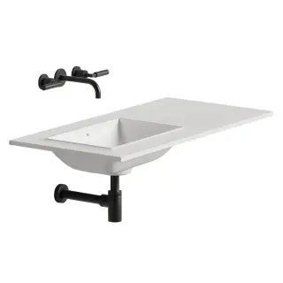 Раковина подвесная SALINI ONDA EDGE SQUARE 14022061MN