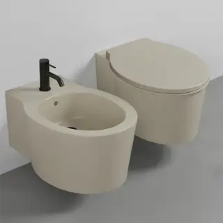 Комплект: унитаз подвесной RIMLESS+биде подвесное Cielo I CATINI