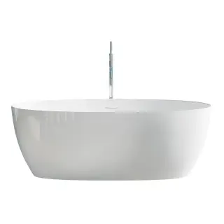 Отдельностоящая глянцевая ванна SALINI ALDA 170