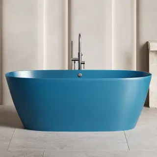 Отдельностоящая ванна SALINI SOFIA LIGHT с переливом