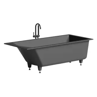 Встраиваемая ванна SALINI CASCATA KIT 180x80 104523MF