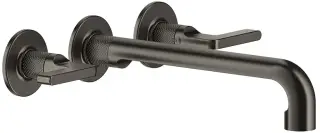 Смеситель для раковины Gessi INCISO 58092#707 цвет-Black Metal Brushed PVD