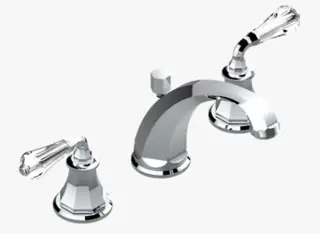 Смеситель для раковины THG Art Déco cristal A56.A02.152 ХРОМ