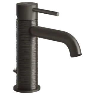 Смеситель для раковины Gessi TRAME 54301#707 цвет-Black Metal Brushed PVD