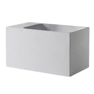 Раковина Antonio Lupi CALCO.A CALCO.A Flumood texture Bianco