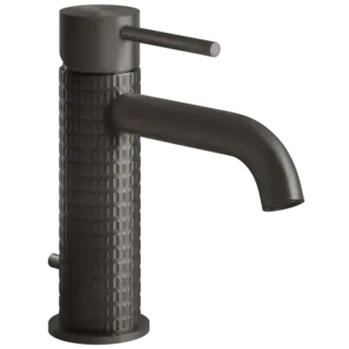 Смеситель для раковины Gessi MECCANICA 54201#707 цвет-Black Metal Brushed PVD