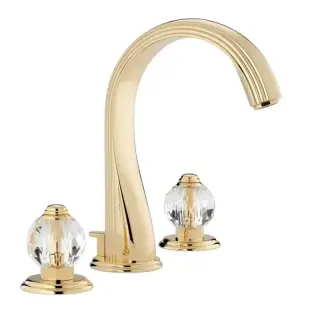 Смеситель для раковины THG MANDARINE CRISTALLIA DIAMANT U1K.H53.151 Matt gold PVD