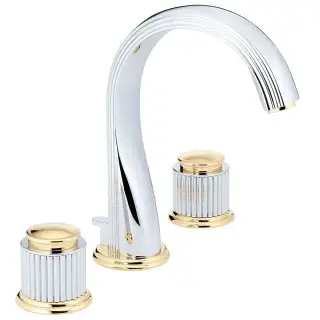 Смеситель для раковины THG Jaipur Metal A9F.G02.151 хром/золото