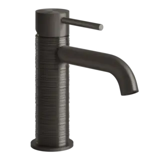 Смеситель для раковины Gessi TRAME 54302#707 цвет-Black Metal Brushed PVD