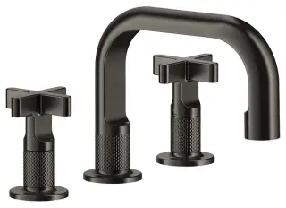 Смеситель для раковины Gessi INCISO 58112#707 цвет-Black Metal Brushed PVD